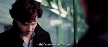 Sherlock Thats So Two Years Ago GIF - Sherlock Thats So Two Years Ago Benedict Cumberbatch GIFs