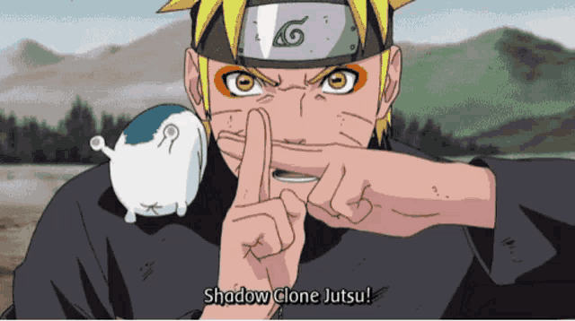 Naruto Shippuden Shadow Clone Jutsu Hand Sign Anime Magnet 72165NR -  Walmart.com