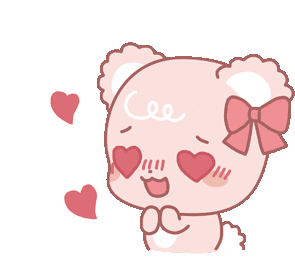 Bear In Love Sticker - Bear In Love Heart Stickers