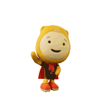 a cartoon character with the words see you later written above him