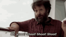 Panic Mode GIF - The Last Man On Earth Oh Shoot Shoot GIFs