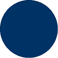 a blue circle with four squares in it