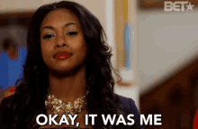 Okay, It Was Me GIF - Kimberly Dooley It Wasme Beauty And The Baller GIFs