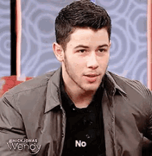 No GIF - No Nick Jonas Shaking Head No GIFs
