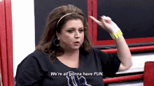 Angry Woman GIF - Angry Woman Were All Gonna Have Fun GIFs
