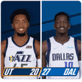 Utah Jazz (20) Vs. Dallas Mavericks (27) First-second Period Break GIF