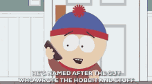 hes named after the guy who wrote the hobbit and stuff stan marsh south park the big fix s25e2