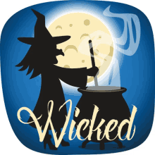 wicked halloween party joypixels wicked witch witches caulderon