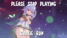 No Cookie Run Please Stop Playing Arknights GIF - No Cookie Run Please Stop Playing Arknights Nahida Dookie Genshin GIFs