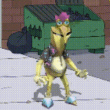 Smiling Friends Gwimbly GIF - Smiling Friends Gwimbly Dance GIFs
