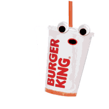 burger king drinks dance googly eyed