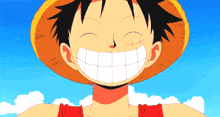 Luffy Smiling GIF - Luffy Smiling Laug GIFs