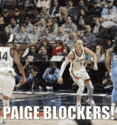 Paige Bueckers Block GIF - Paige Bueckers Block Paige Blockers GIFs