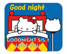 Hello Kitty Good Night GIF - Hello Kitty Good Night Sweet Dreams GIFs