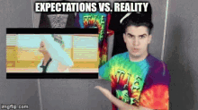 Expectations Vs Reality Christian Del Grosso GIF - Expectations Vs Reality Christian Del Grosso Bts GIFs