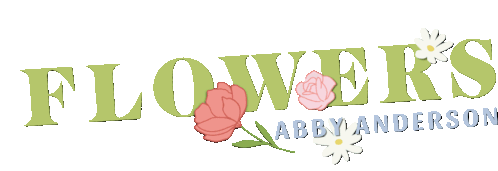 Abby Anderson Flowers Sticker - Abby Anderson Flowers Abby Stickers
