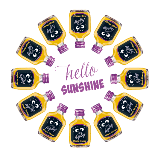 Kleiner Feigling Sonne Sticker - Kleiner Feigling Sonne Sonnenschein Stickers