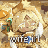 a picture of a cartoon character called wife girl