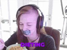 skinnybitchairsoft diet dieting food duct tape
