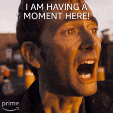I Am Having A Moment Here Crowley GIF - I Am Having A Moment Here Crowley David Tennant GIFs