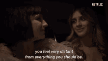 You Feel Very Distant From Everything You Should Be Alice Pagani GIF - You Feel Very Distant From Everything You Should Be Alice Pagani Ludovica GIFs