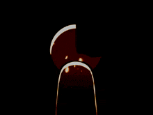 a cartoon drawing of a keyhole with a circle in the middle