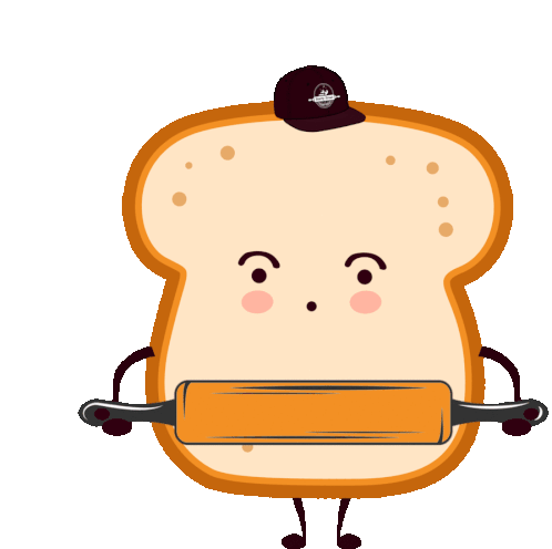 Hearty Hearty Bread Sticker - Hearty Hearty Bread Gym Stickers
