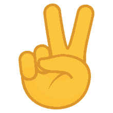 victory hand people joypixels peace out victory sign