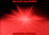 a red background with the words viacom 80s logo slowed and slowlicious on youtube