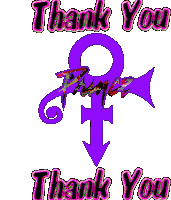 Prince Thank You Sticker - Prince Thank You Thanks Stickers