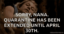 Buffalo Bill Sorry Nana GIF - Buffalo Bill Sorry Nana Quarantine Has Been Extended Until April GIFs