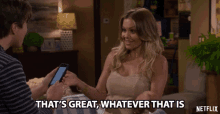 Thats Great Whatever That Is GIF - Thats Great Whatever That Is Candace Cameron Bure GIFs