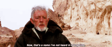 Obi Wan Kenobi Long Time GIF - Obi Wan Kenobi Long Time Name GIFs