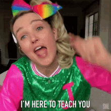 Im Here To Teach You Chloe Fineman GIF - Im Here To Teach You Chloe Fineman Saturday Night Live GIFs