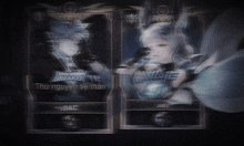 a poster for dimension breaker shows a boy and a girl standing next to each other