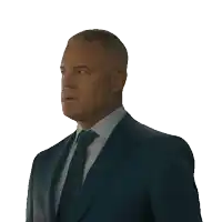 a man in a suit and tie with a white shirt