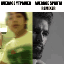 ytpmv sparta remix average fan vs average enjoyer meme