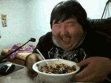 Freaky Eating GIF - Freak Out Coma Happy GIFs