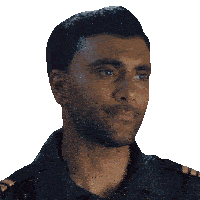a man with a beard says " i told them everything " on a white background