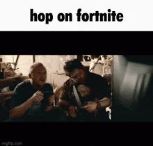 Hop On Fortnite Shaun Of The Dead GIF - Hop On Fortnite Shaun Of The Dead Gaming GIFs
