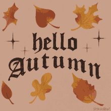 Hello Autumn Autumn GIF - Hello Autumn Autumn Hello Fall GIFs