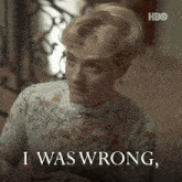 a woman says i was wrong while wearing a floral shirt