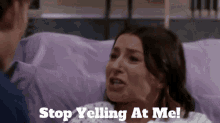 Greys Anatomy Amelia Shepherd GIF - Greys Anatomy Amelia Shepherd Stop Yelling At Me GIFs