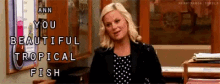 leslie knope parks and rec parks and recreation fish compliment