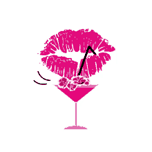 pink kisses cocktail love summer pink drink