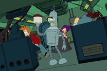 Bender Fry GIF - Bender Fry Leela GIFs