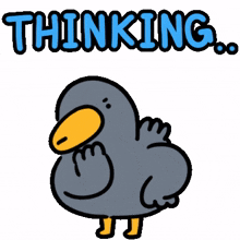 not thinking