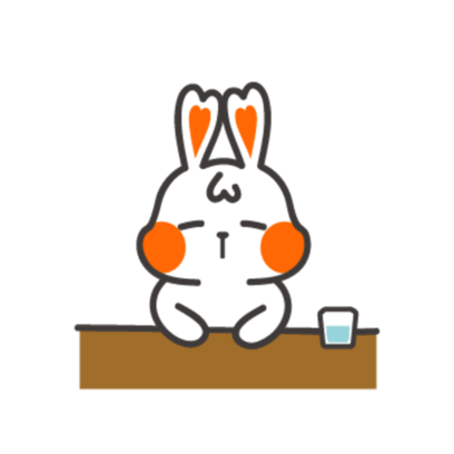 White Rabbit Sticker - White Rabbit Stop Stickers
