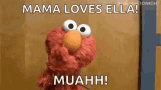 Elmo Muah GIF - Elmo Muah Kiss GIFs