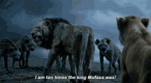 The Lion King Scar GIF - The Lion King Scar I Am Ten Times The King Mufasa Was GIFs